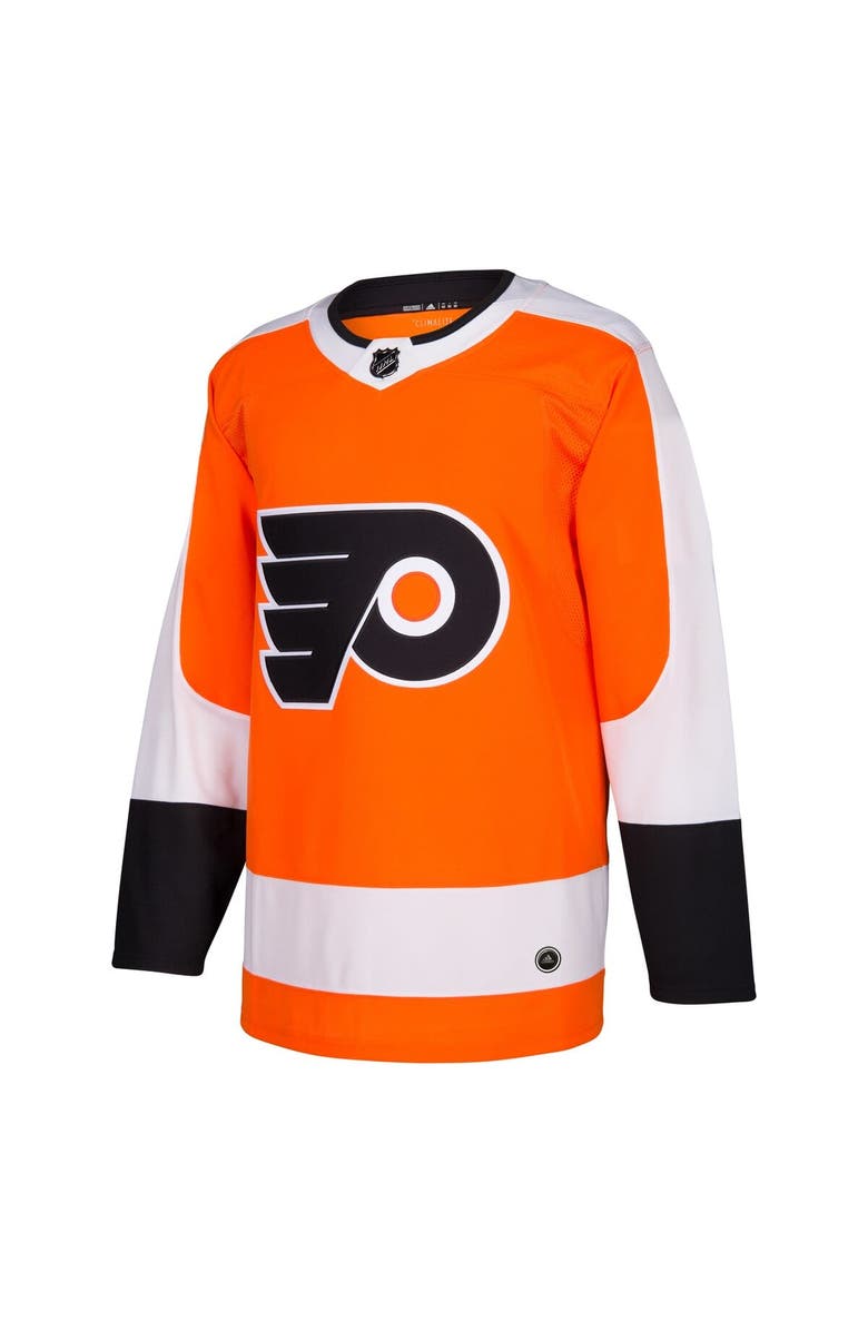 adidas Men's adidas Orange Philadelphia Flyers Home Authentic Blank Jersey, Alternate, color, Orange