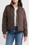 BCBG Crop Diamond Quilted Jacket