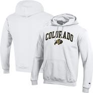 Champion Men's Champion  White Colorado Buffaloes Arch Over Logo Pullover Hoodie