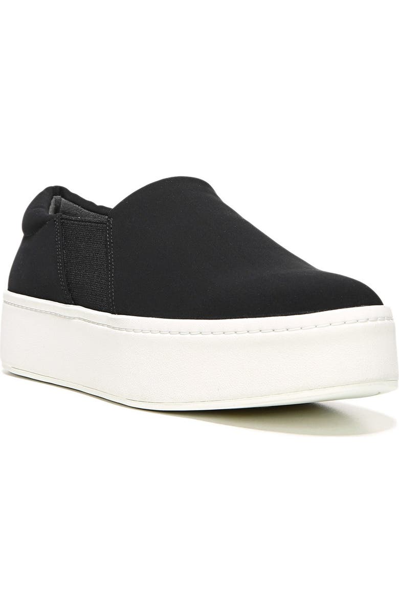 Vince Warren Platform Slip-On Sneaker, Main, color, Black