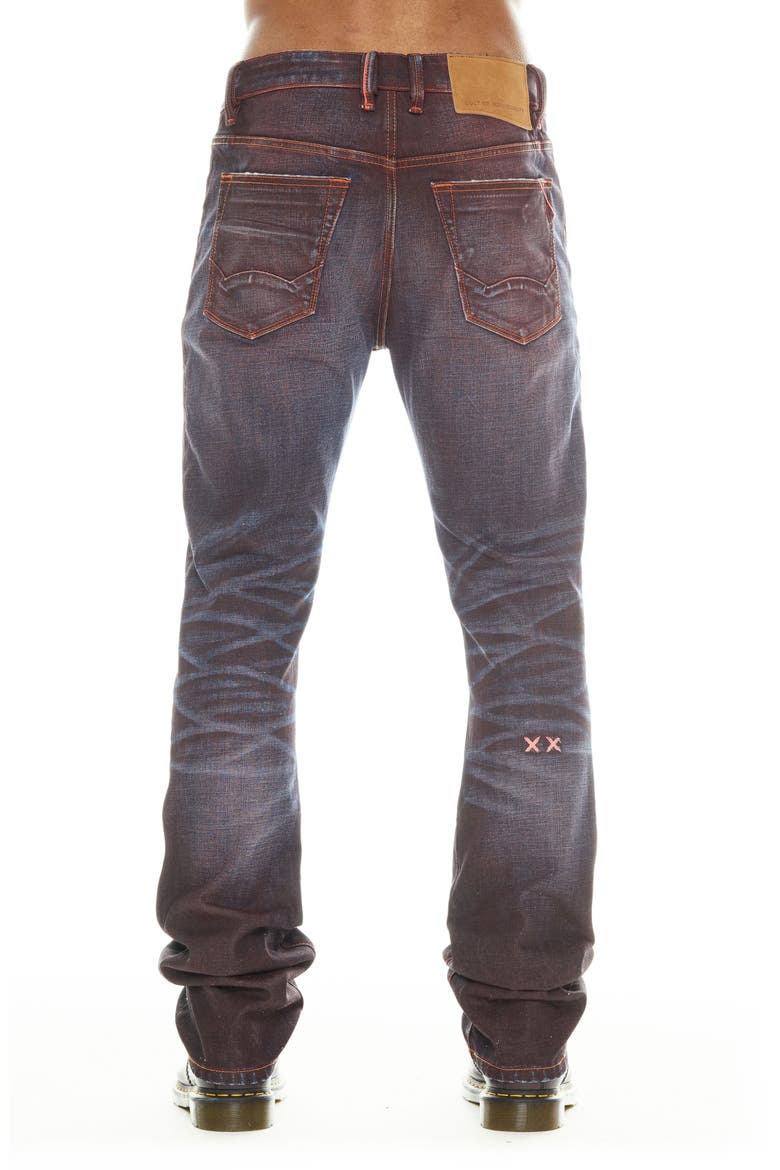 Lenny Bootcut Jeans, Alternate, color, BRICK