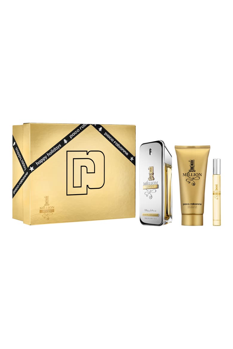 paco rabanne 1 Million Lucky Eau de Toilette Set USD $124 Value, Main, color, NO COLOR