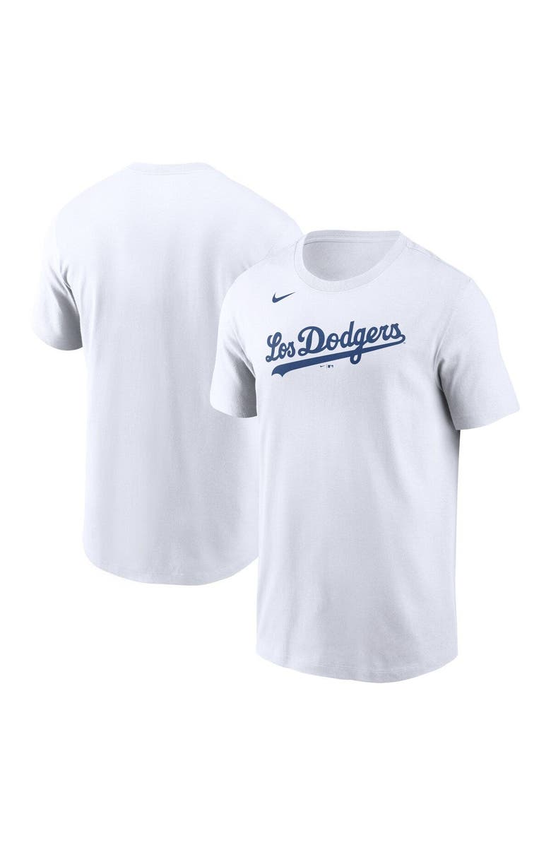 Nike Men's Nike White Los Angeles Dodgers Team City Connect Wordmark T-Shirt, Main, color, 