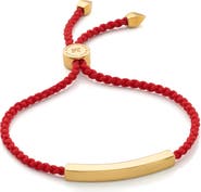 Monica Vinader Engravable Linear Bar Friendship Bracelet
