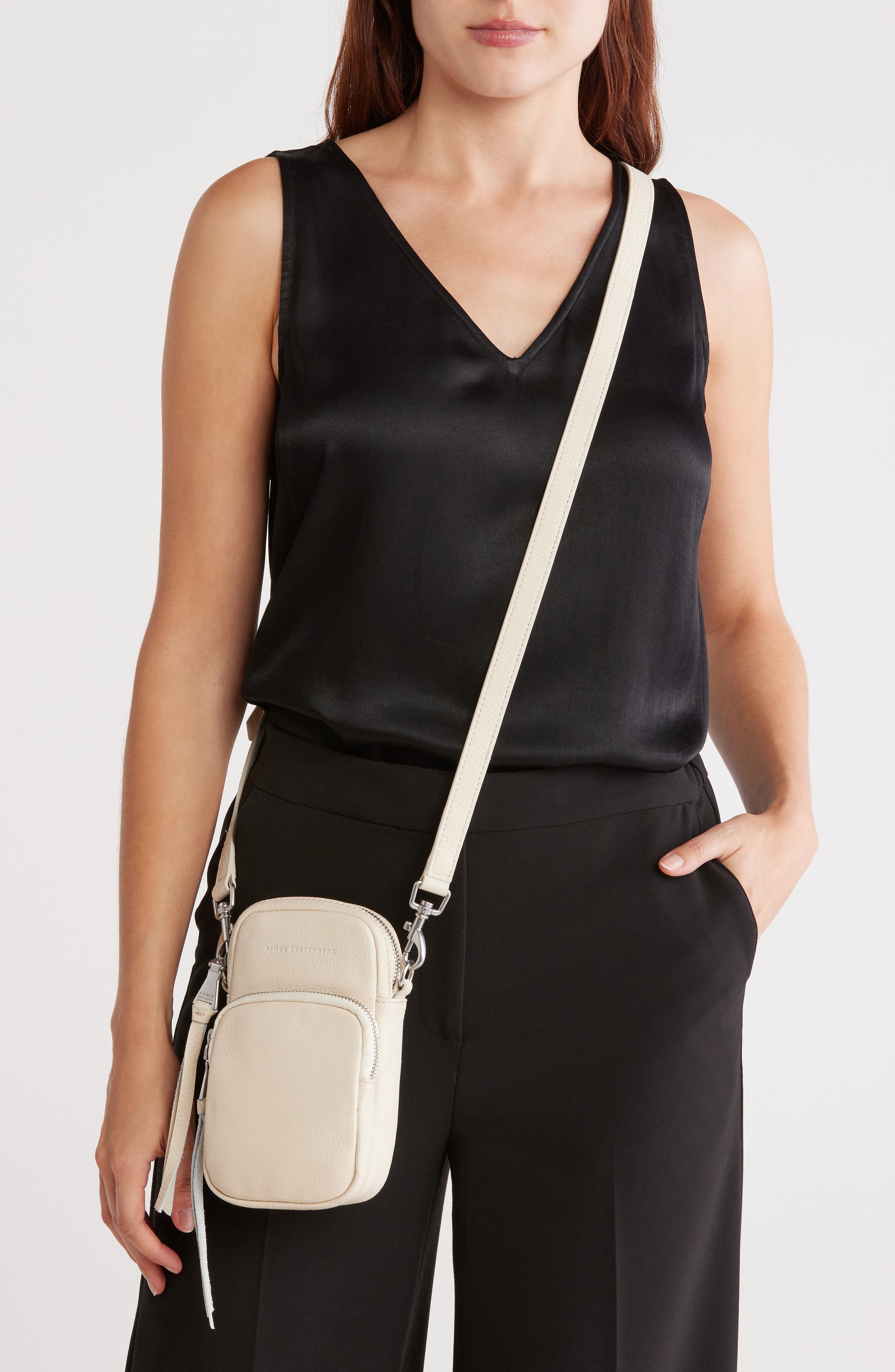 Ray Phone Crossbody Bag, Alternate, color, CHALK