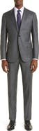 Emporio Armani G-Line Grey Mélange Wool Suit