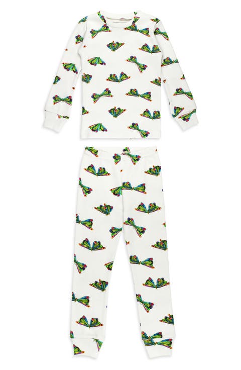 x 'The Very Hungry Caterpillar™' Kids' Fitted Organic Cotton Two-Piece Pajamas (Toddler & Little Kid)