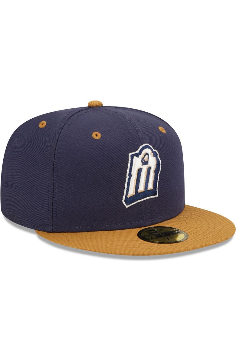 New Era Men's New Era Navy San Antonio Missions Authentic Collection Team Alternate 59FIFTY Fitted Hat, Alternate, color, Navy