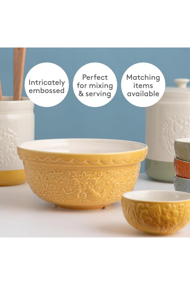 Home to Roost Size 30 Mixing Bowl, 1.15 Quart, Alternate, color, Ochre