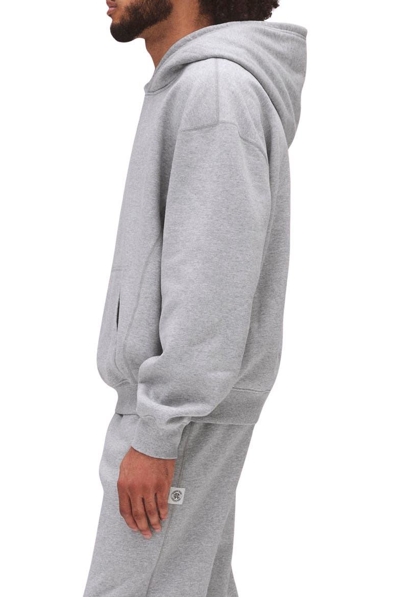 97 Midweight Cotton Blend Fleece Hoodie, Alternate, color, HEATHER GREY