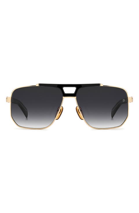 61mm Gradient Navigator Sunglasses