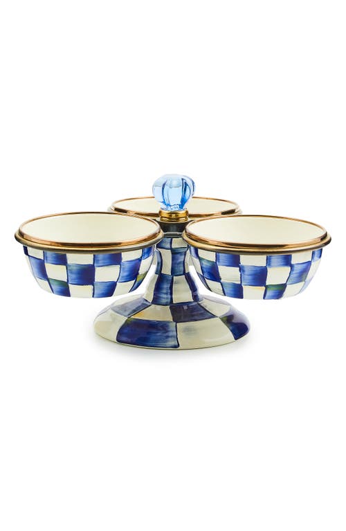 Mackenzie-childs Royal Check Triplicity In Blue