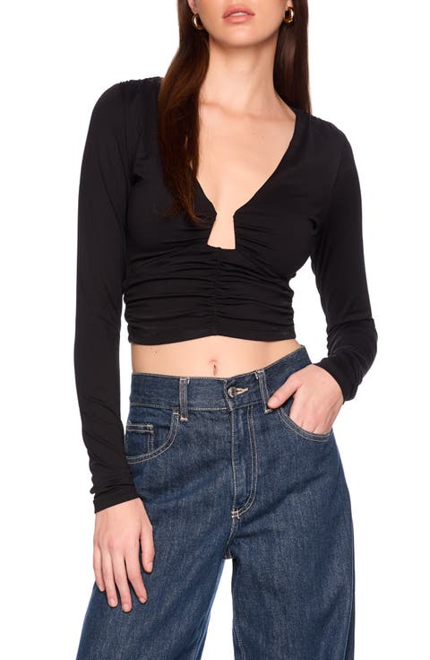 Gathered Long Sleeve Top