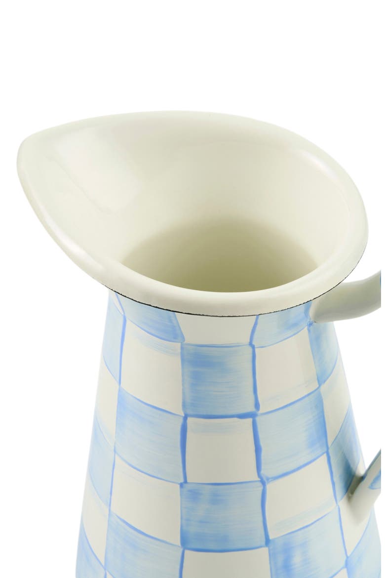Sky Check Practical Pitcher, Alternate, color, BLUE