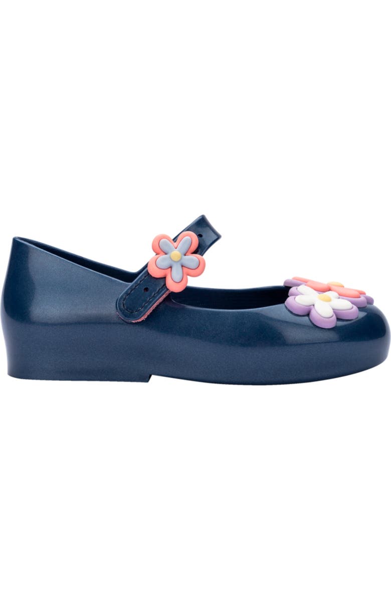 Mini Melissa Kids
Sweet Love Picnic Mary Jane Flat, Alternate, color, Metallic Blue