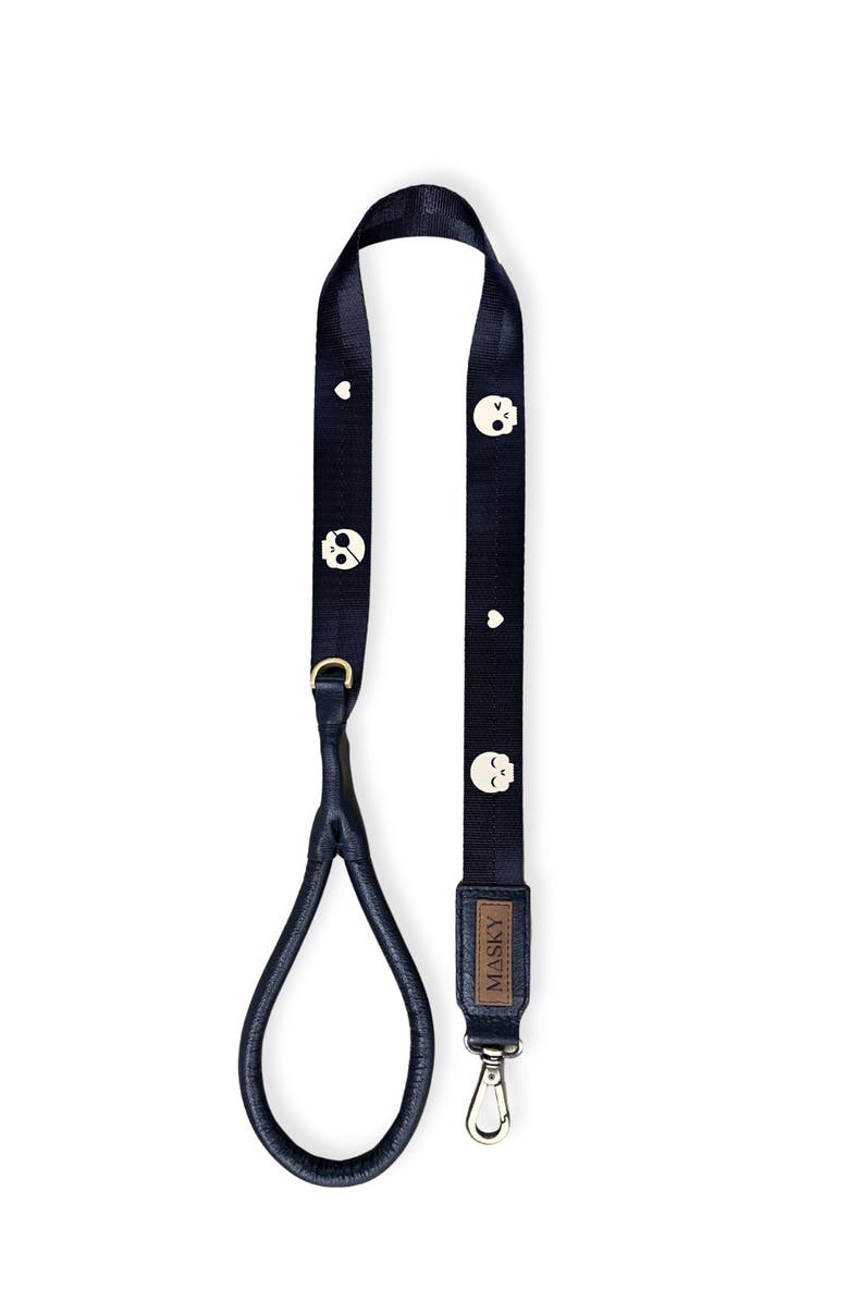 Masky Skull Leash, Main, color, Black