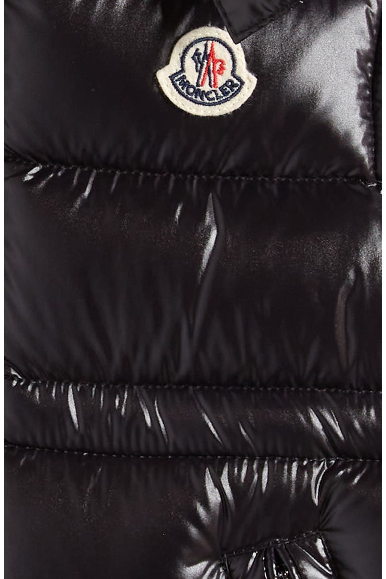 Kids' Ania Down Puffer Vest, Alternate, color, BLACK