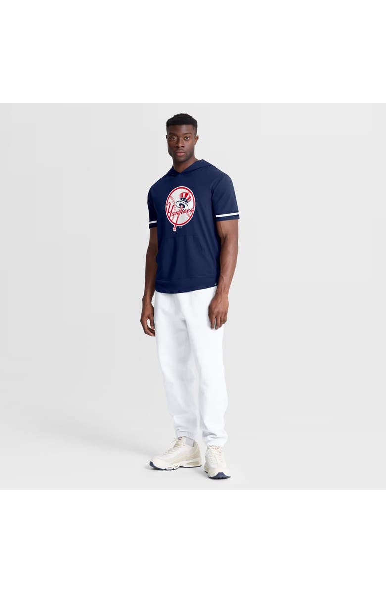 FANATICS Men's Fanatics Navy New York Yankees Optimal Play Hooded T-Shirt, Alternate, color, Navy