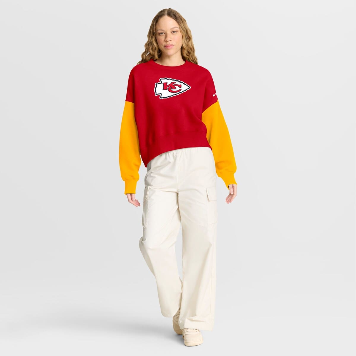 women's nike colorblock sweatshirt