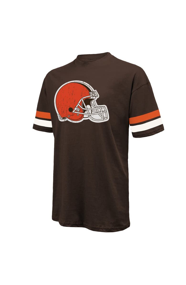 Majestic Threads Men's Majestic Threads Shedeur Sanders Brown Cleveland Browns 2025 NFL Draft Oversized T-Shirt, Alternate, color, Brown