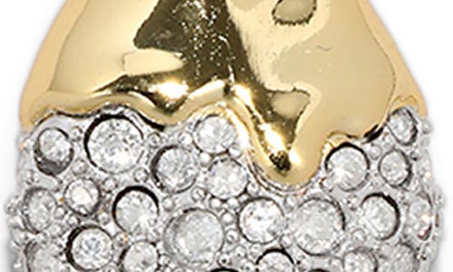Alexis Bittar Solanales Teardrop Pendant Necklace In Gold
