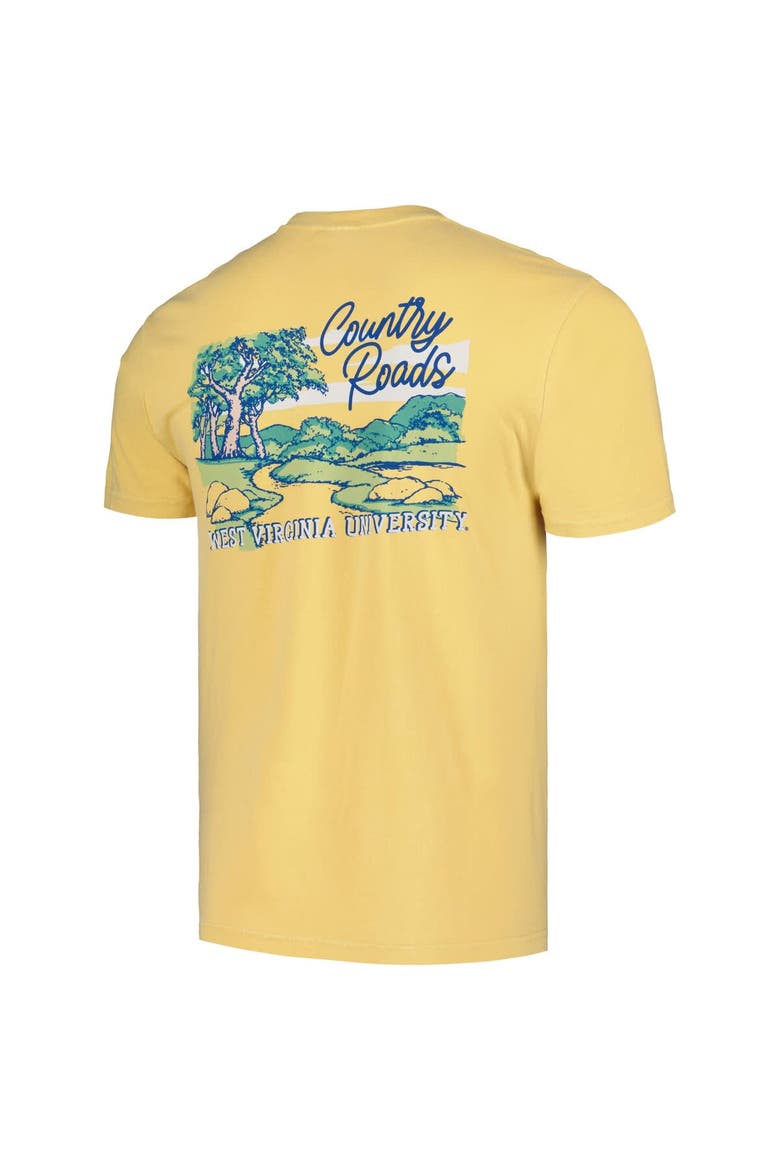 Unisex Gold West Virginia Mountaineers Hyper Local Country Roads T-Shirt, Alternate, color, Gold