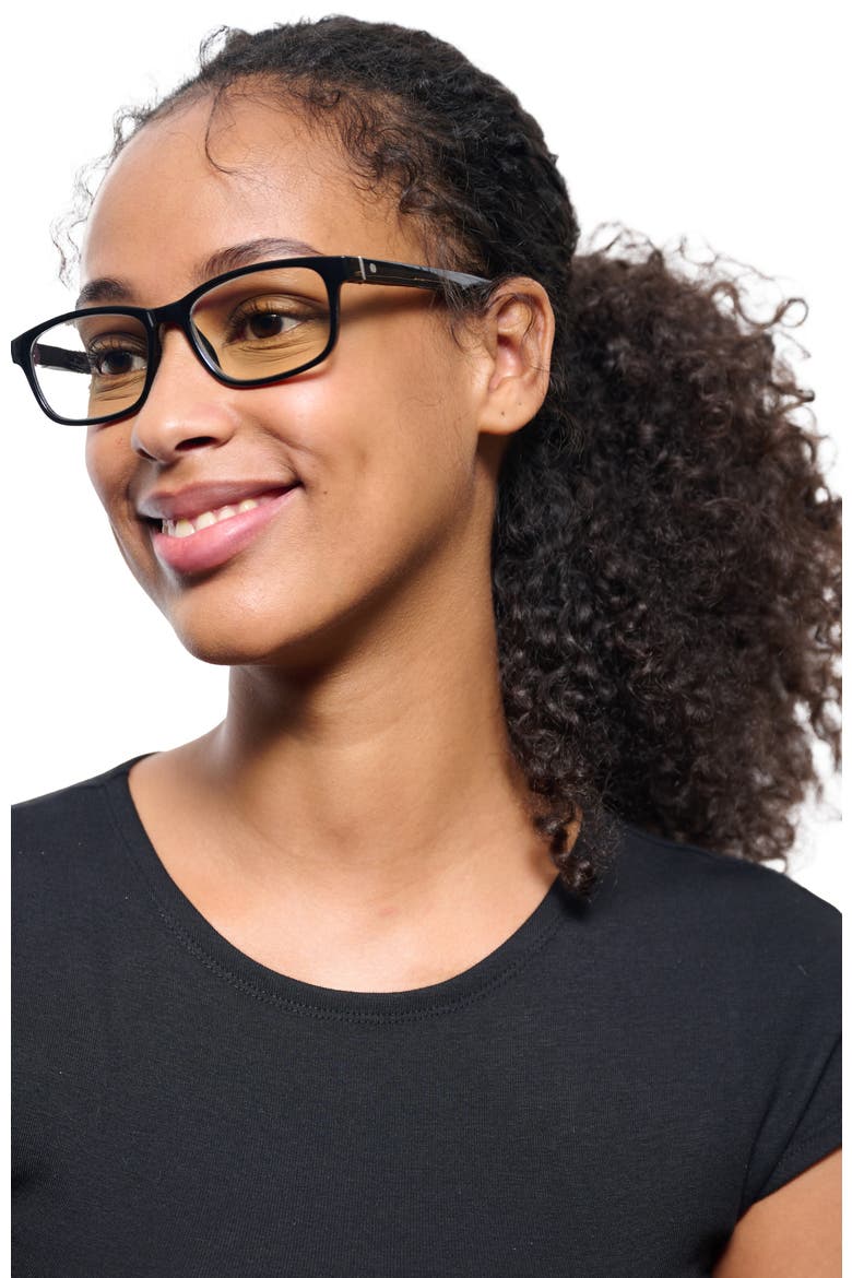 ARIAL READING GLASSES, Alternate, color, BLACK