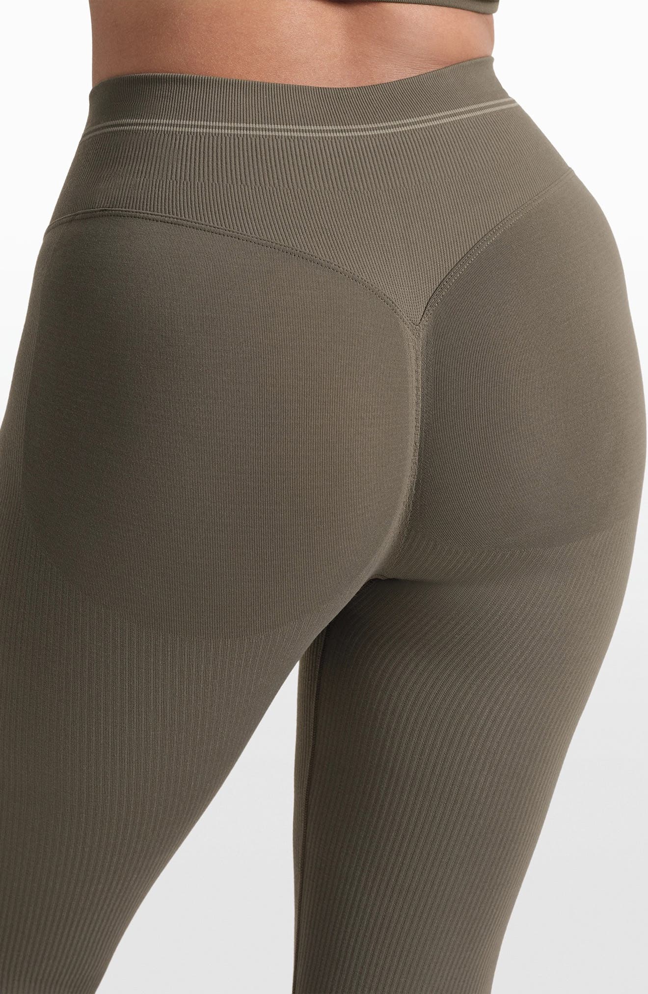 NikeSKIMS Ribbed Seamless High Waist Leggings (Women) | Nordstrom