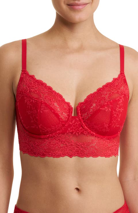 Heavenly Full Coverage Longline Lace Underwire Bra