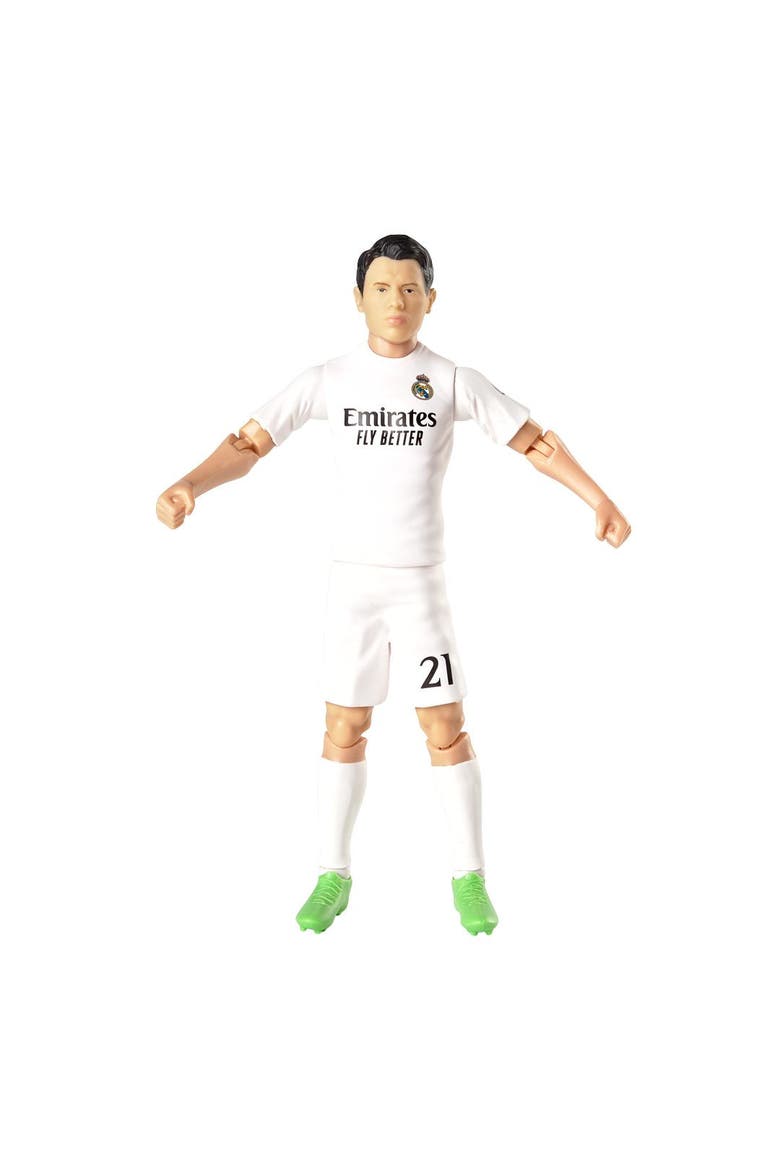 SOCKERS Real Madrid CF Brahim Díaz 8" Collectible Soccer Action Figure, Alternate, color, White