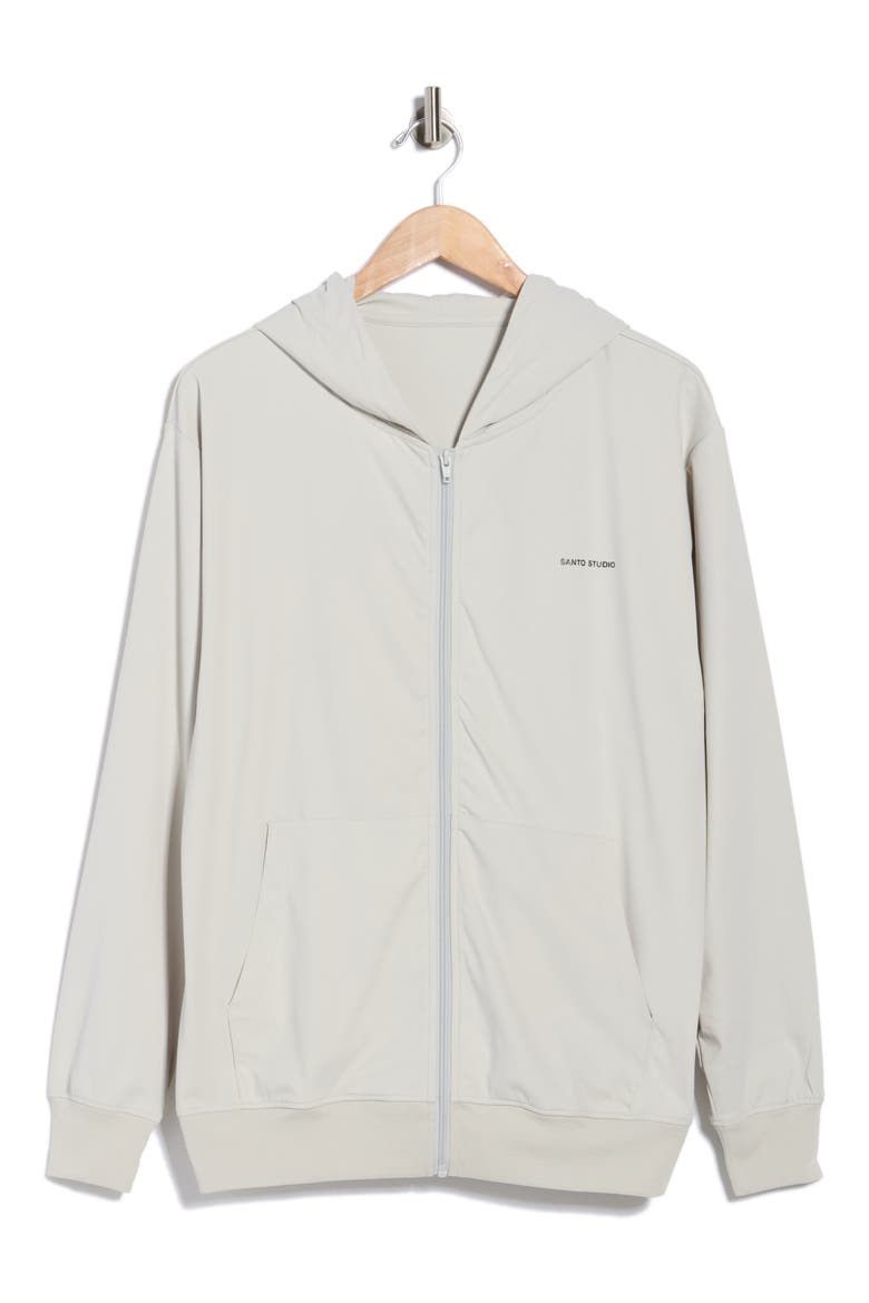 Tempo Lite Zip Hoodie, Alternate, color, BATTLE GREY