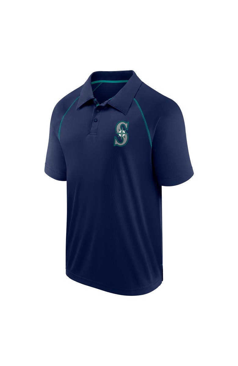 FANATICS Men's Fanatics Navy Seattle Mariners Strong Alone Raglan Polo, Alternate, color, Navy