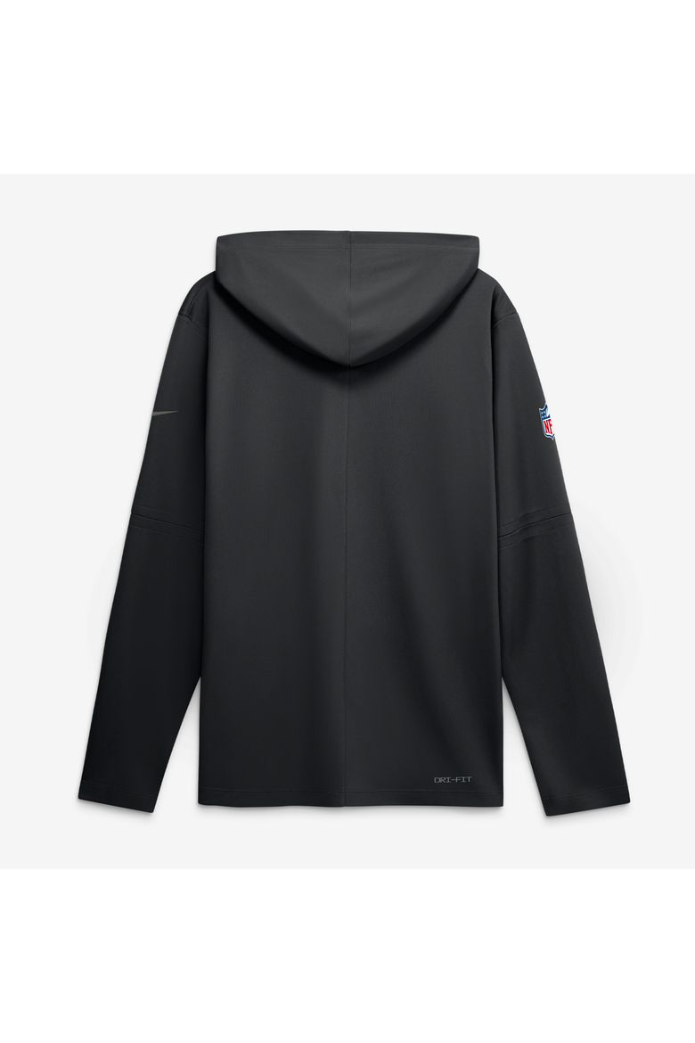 Men's Nike  Black New York Jets Rivalries Collection Sideline Lightweight Hooded Long Sleeve Top, Alternate, color, Black