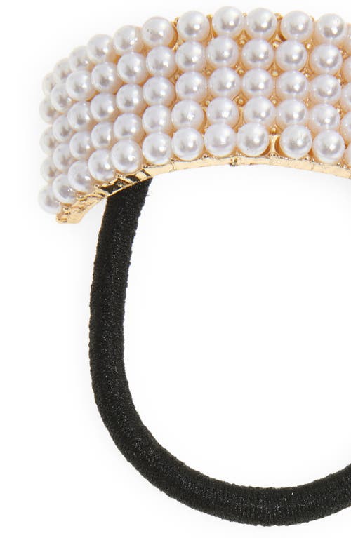 Tasha 2-pack Faux Pearl Ponytail Holders