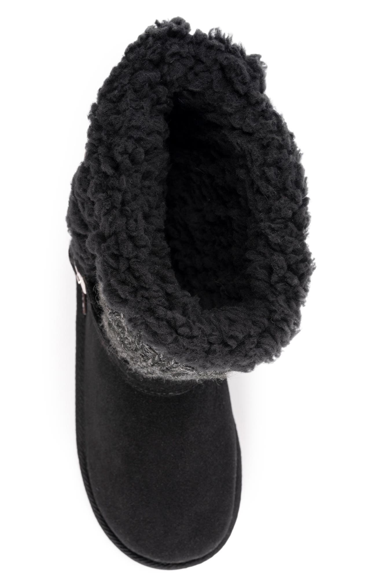 Alyx Faux Fur Lined Boot, Alternate, color, BLACK/ DARK GREY