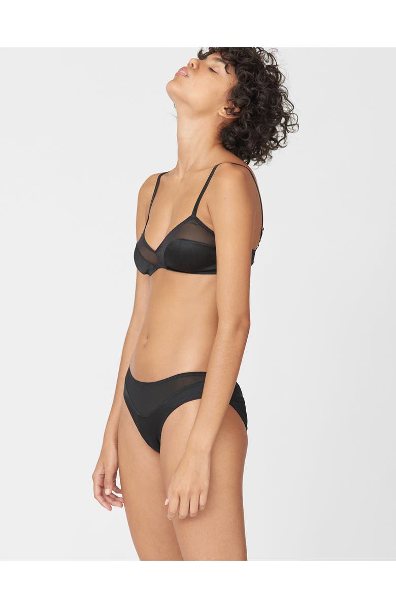 Araks Beatrice Bralette Lavender, Alternate, color, Black