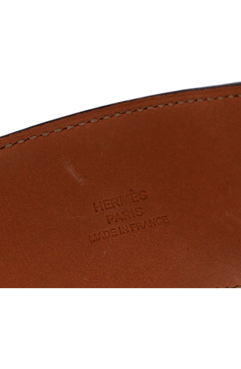 Pre-Owned Hermes Collier de Chien Bracelet Leather, Alternate, color, Blue