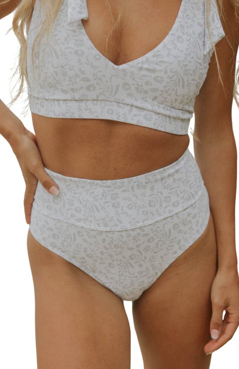 Magnolia High Waisted Bikini Bottoms