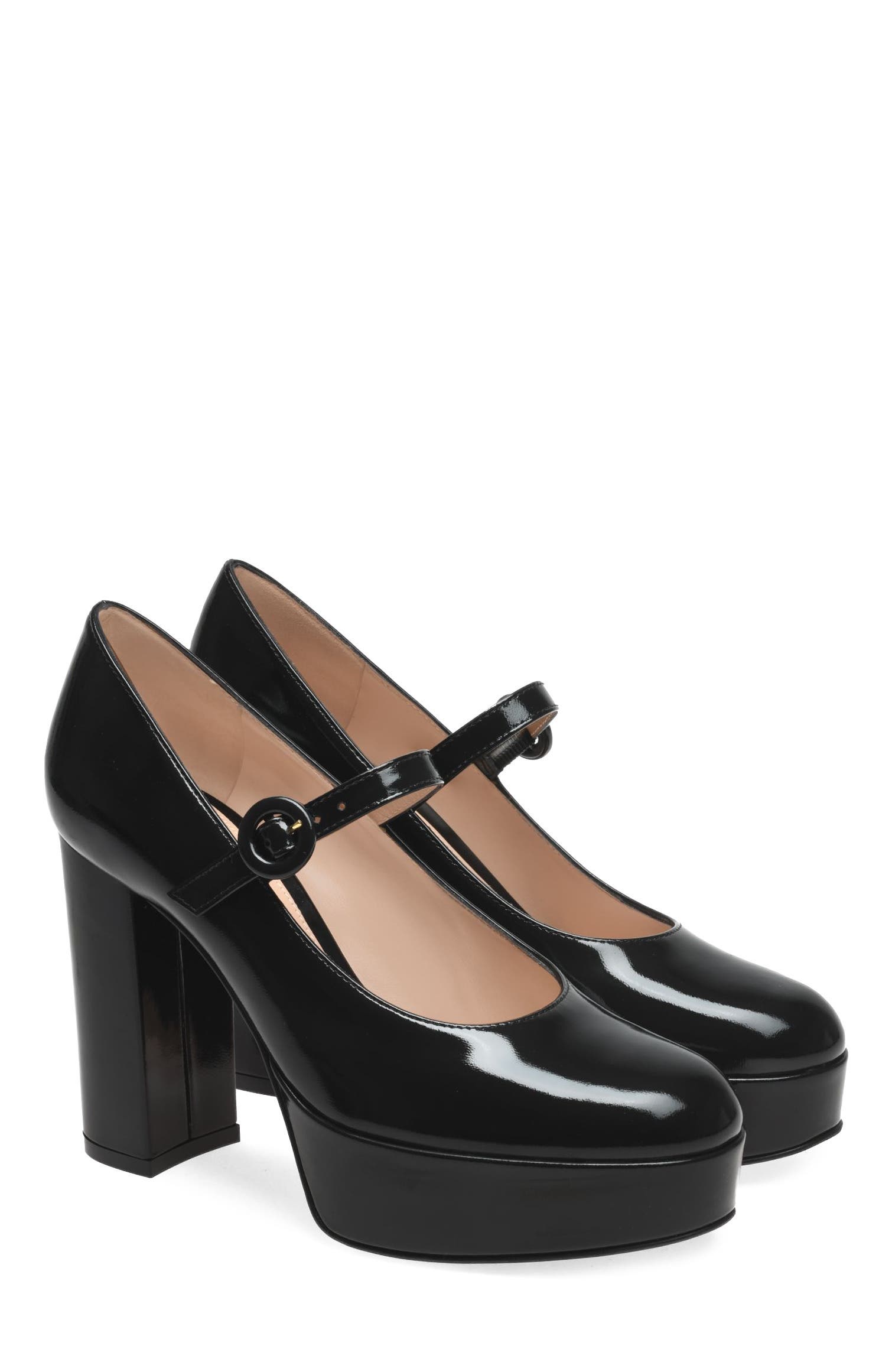 Aurora Pump, Alternate, color, Black Nappa Leather