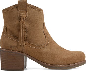 Irene Block Heel Zip Bootie