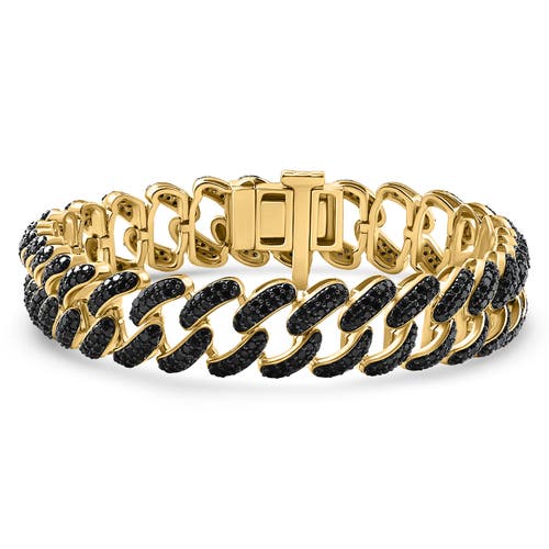 Bliss Diamond 14mm Cuban Link Bracelet 52 Gram Gold 8.5" In Gold