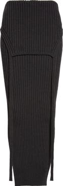 Aisling Camps Flipped Merino Wool Blend Rib Skirt