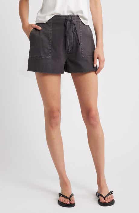 Re/Done Cotton Twill Beach Shorts