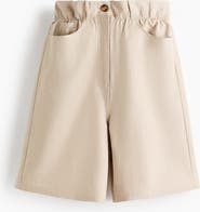 H&M Linen-blend Bermuda Shorts