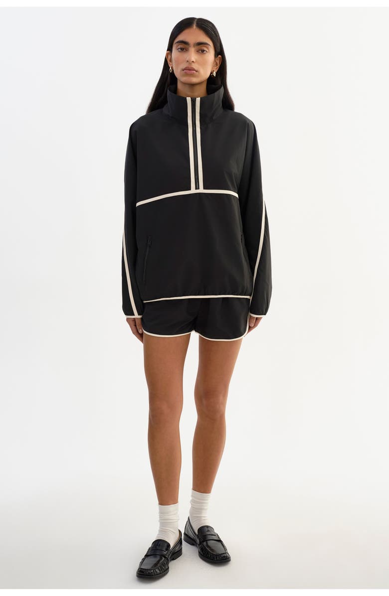 LAMARQUE Weslee | Half-Zip Pullover Jacket, Alternate, color, Black