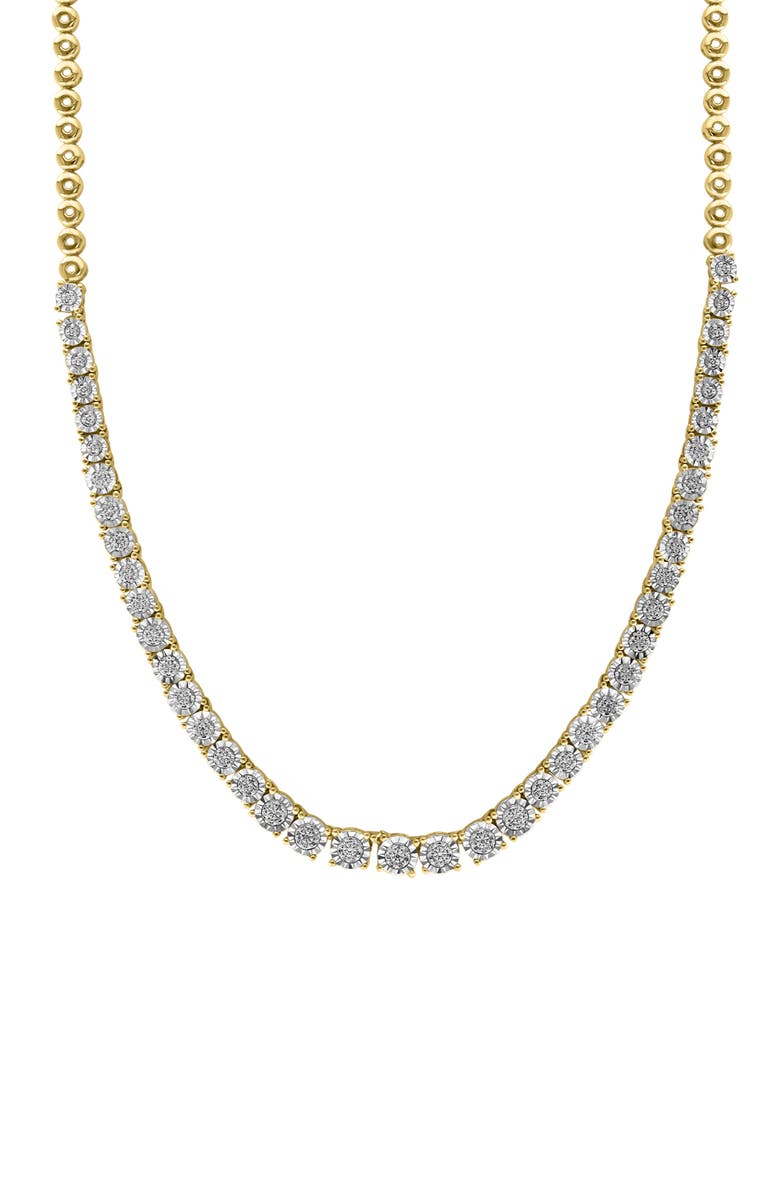EFFY Diamond Frontal Necklace - 0.31ct, Main, color, Gold Multi