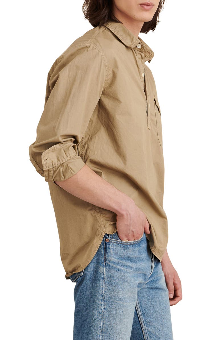 Alex Mill Twill Cotton Popover Shirt, Alternate, color,
