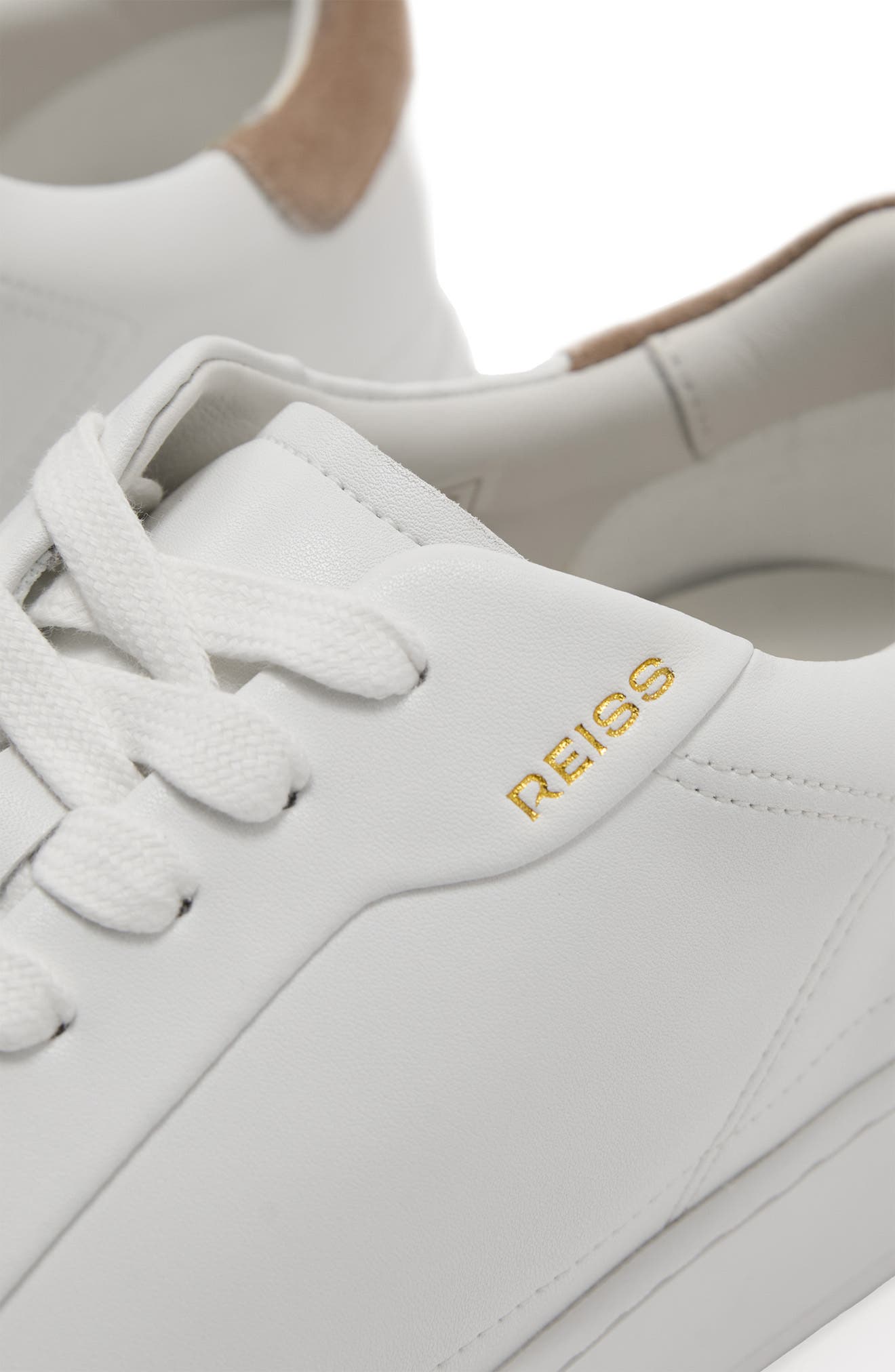 Jessie Leather Sneaker, Alternate, color, WHITE