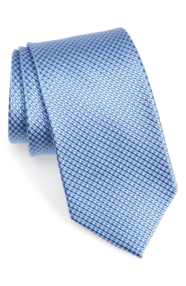 Nordstrom Men's Shop Grid Silk Tie, Main, color,