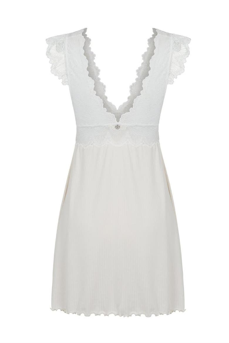 Dahlia Vamos Nightshirt, Alternate, color, White